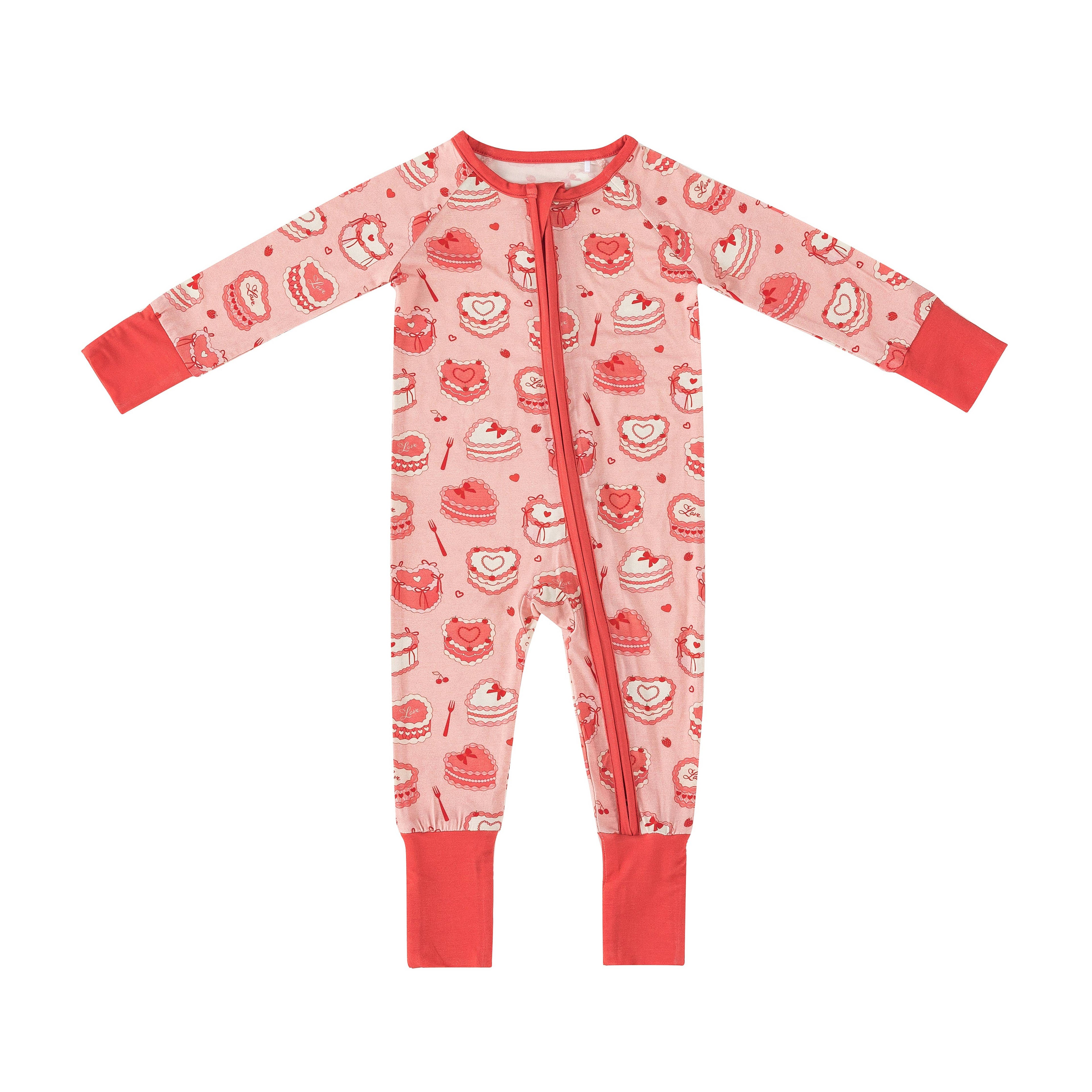 Sweetheart Cakes (Convertible Zip Footies)