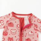 Sweetheart Cakes (Convertible Zip Footies)