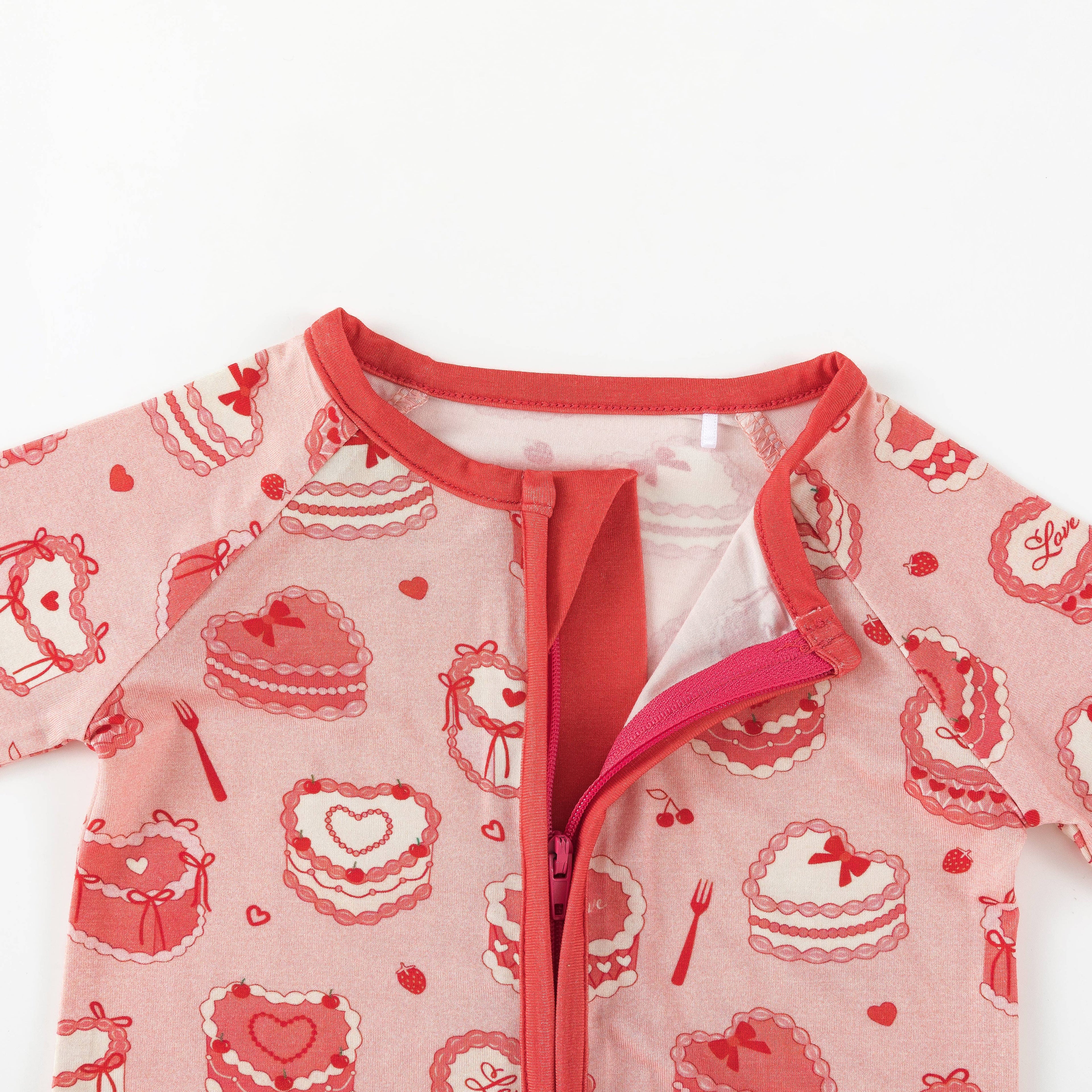 Sweetheart Cakes (Convertible Zip Footies)