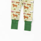 Little Moo Farm (Convertible Zip Footies)