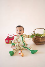 Little Moo Farm (Convertible Zip Footies)