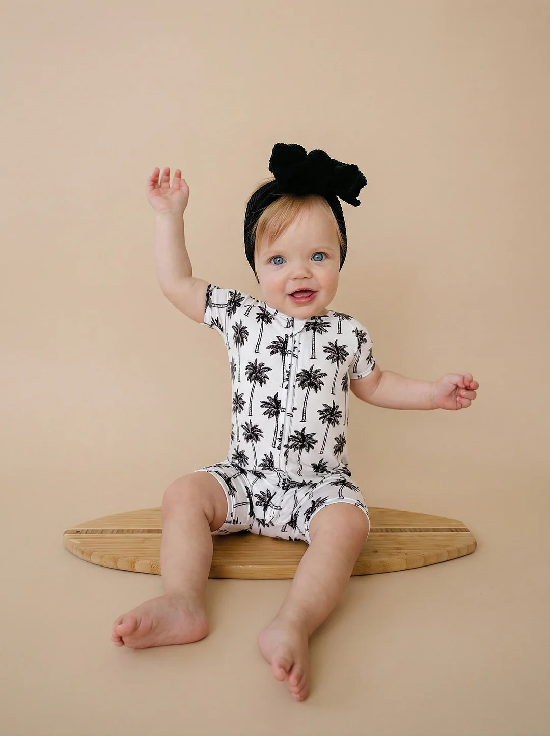 Palm Style White by Lucky Panda Kids