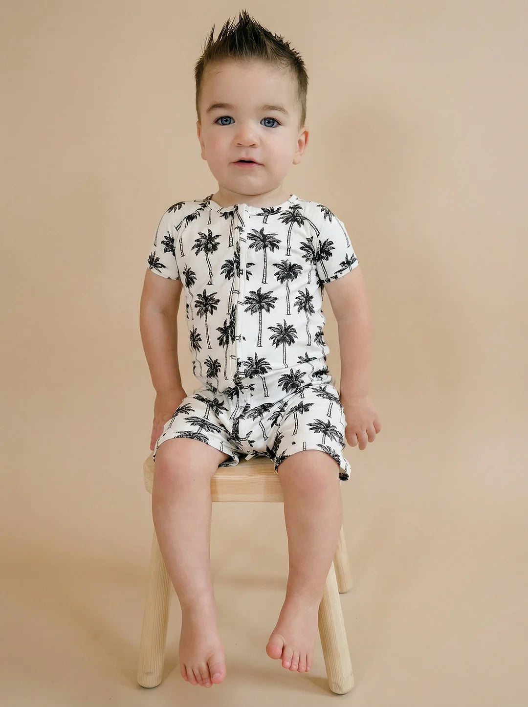 Palm Style White by Lucky Panda Kids