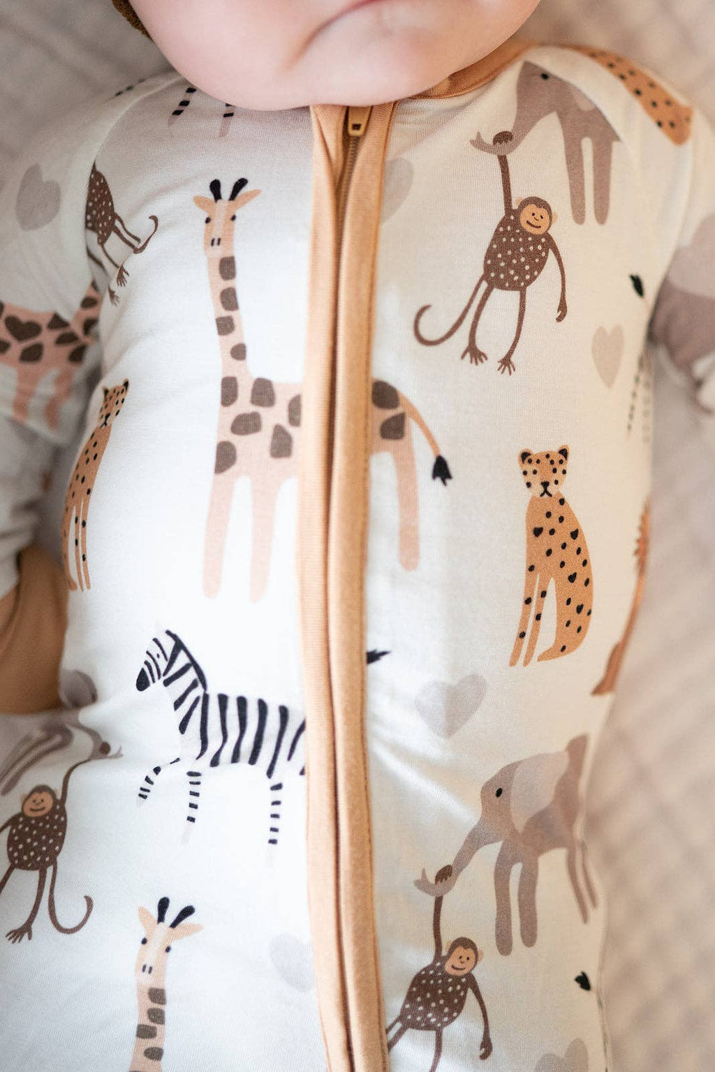 Safari Daydream (Convertible Zip Footies)