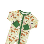 Little Moo Farm (Convertible Zip Footies)