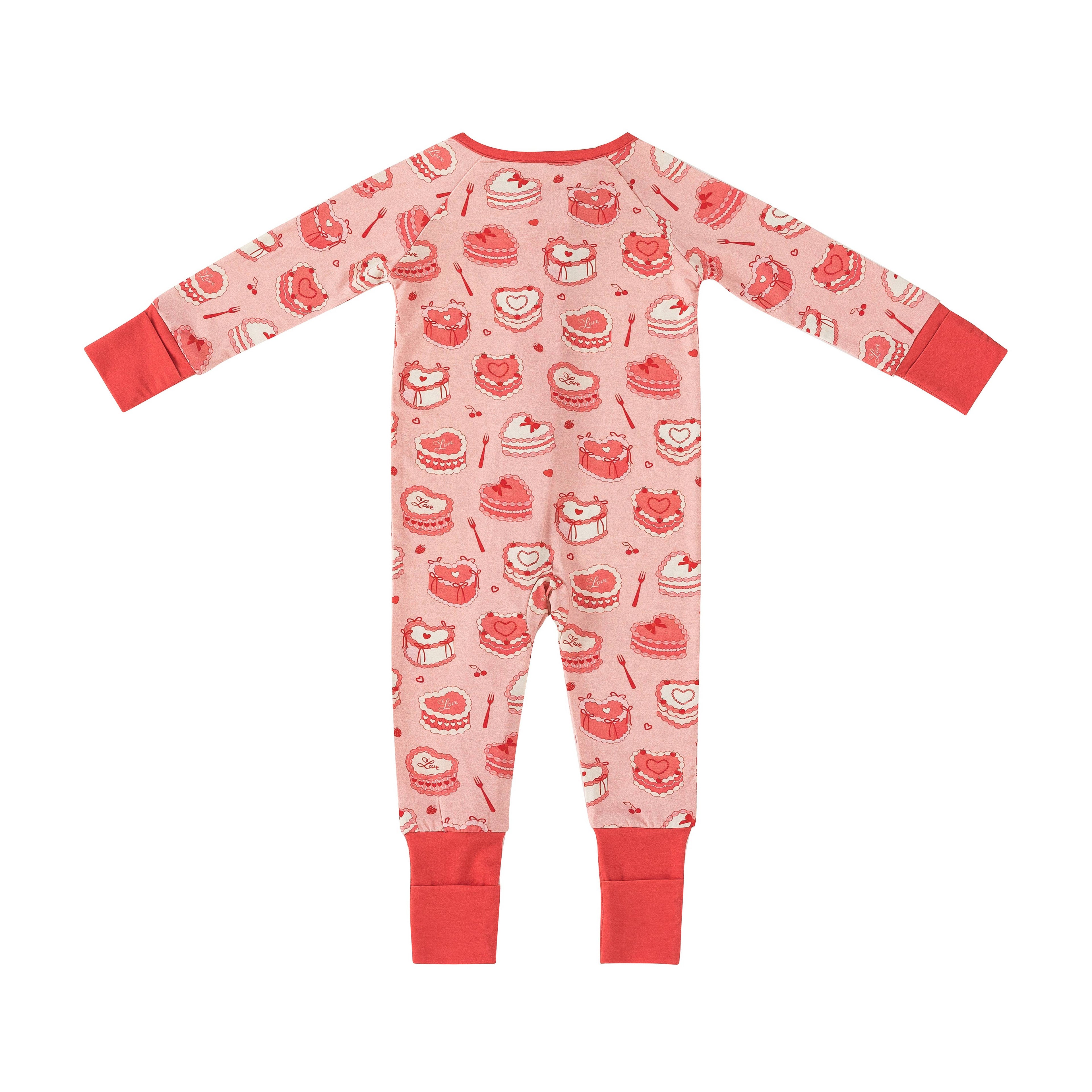 Sweetheart Cakes (Convertible Zip Footies)